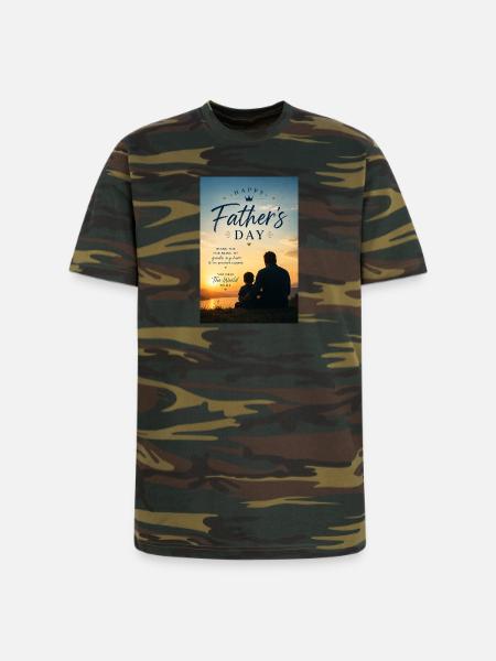 Sunset Bond: Father’s Day - Unisex Camo Tee - green camo