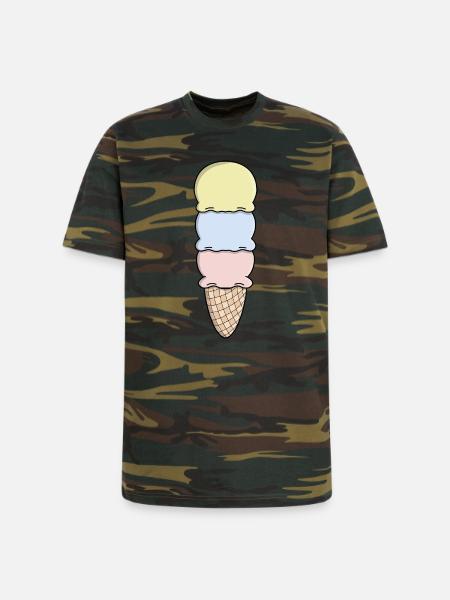 Sweet Dreams and Good Days - Unisex Camo Tee - green camo