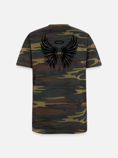 VELKRY Warrior Spirit - Unisex Camo Tee - green camo
