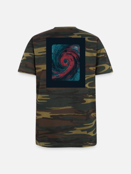 Spiral of Dreams - Unisex Camo Tee - green camo