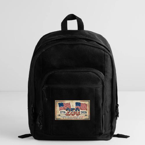 USA 250th Anniversary Flags Emblem - Basic Backpack