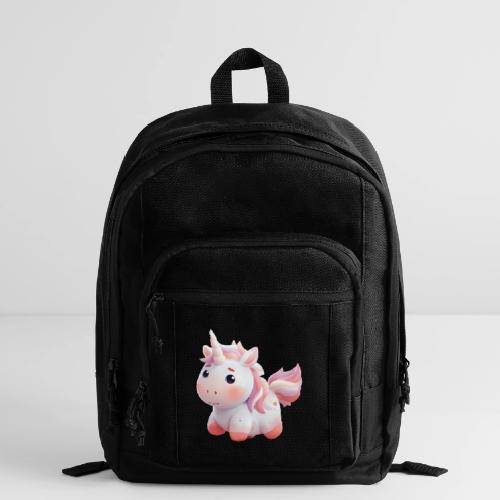 Sweet Cartoon Pink Unicorn - Basic Backpack