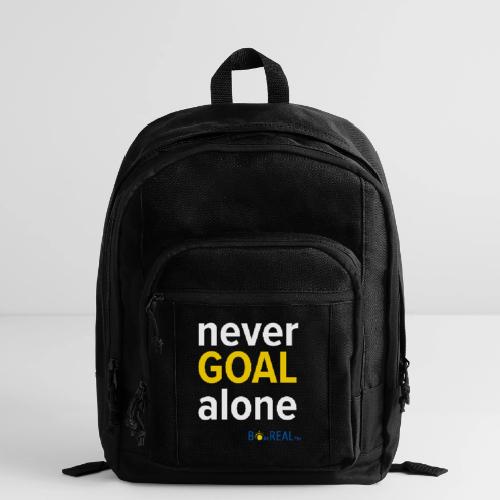 Never GOAL Alone - Black/Navy - Basic Backpack