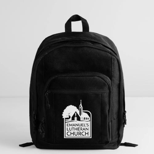 Single Vertical white2 - Basic Backpack