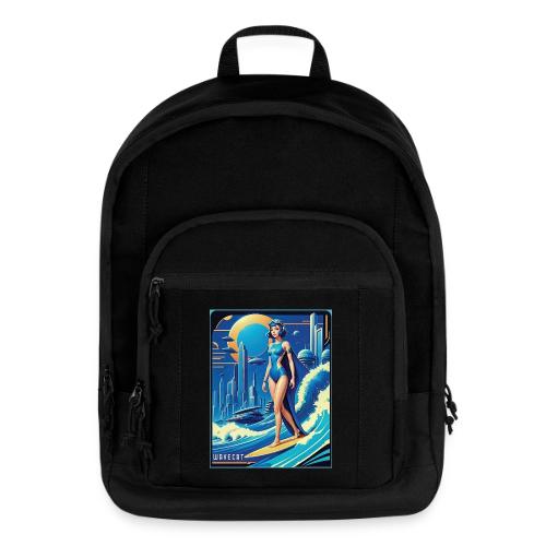 Art Deco City Surfer - Basic Backpack