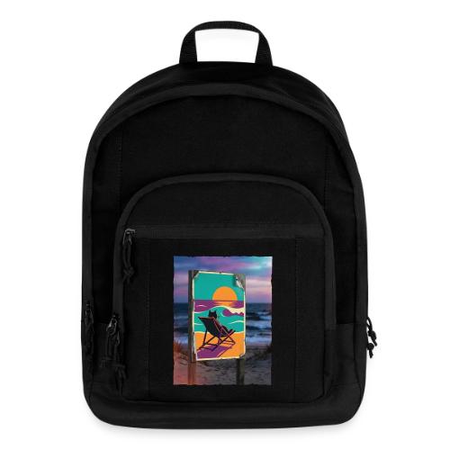 Sunset Cat Sign - Basic Backpack