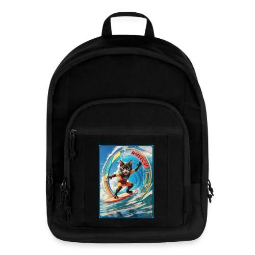 Wavecat Surfing A Wave Portal - Basic Backpack