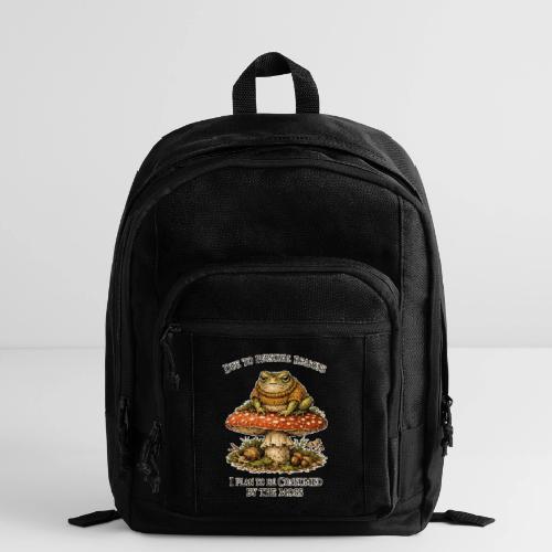Frog Consumed by Moss Cottagecore Aesthetic - Basic Backpack