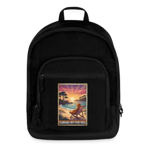 Beach Cat At Carmel-By-The-Sea - Basic Backpack