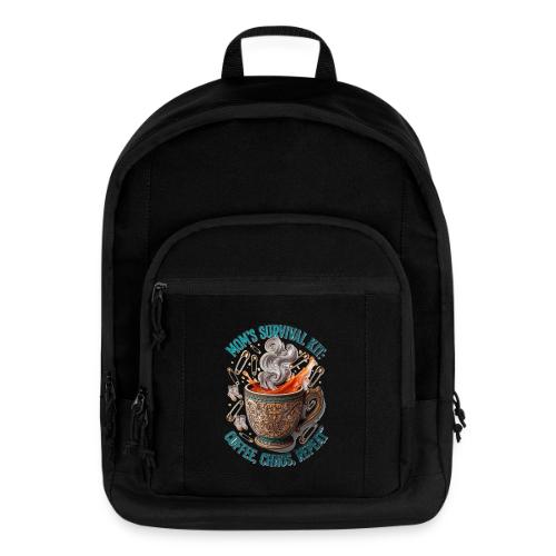 Mom's Survival Kit Tee | Coffee Chaos - Basic Backpack