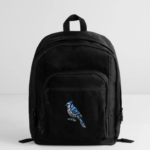 Silver Blue Jay on Perch - Basic Backpack