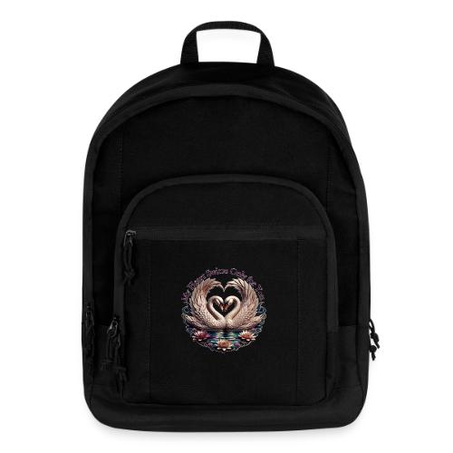 My Heart Swims Only for You Swan Heart T-Shirt - Basic Backpack