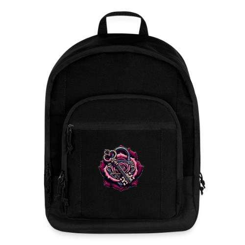 You Hold the Key to My Heart Rose Lock T-Shirt - Basic Backpack