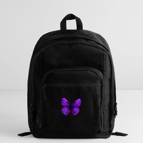 Neon Purple Butterfly - Basic Backpack