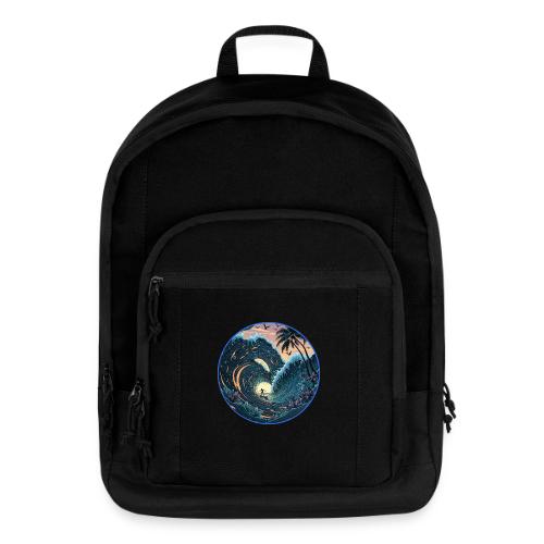 Double Barrel Flower Wave - Basic Backpack