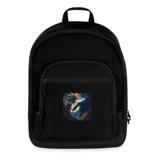 Moonlight Jungle Wave - Basic Backpack