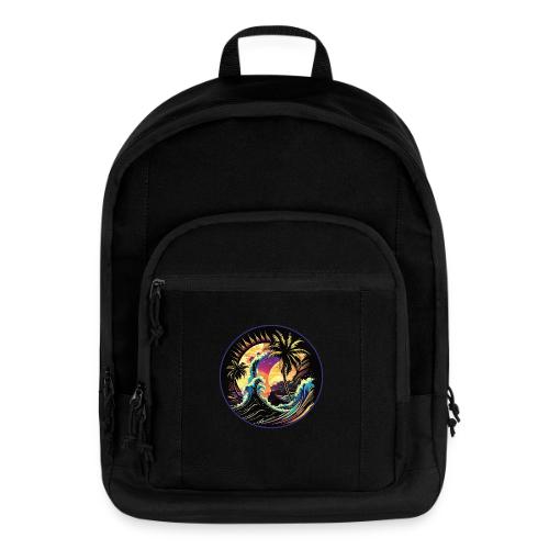Purple Sunset Waves - Basic Backpack