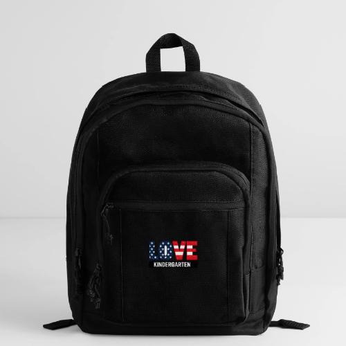 Love Kindergarten Patriotic Graduation - Basic Backpack