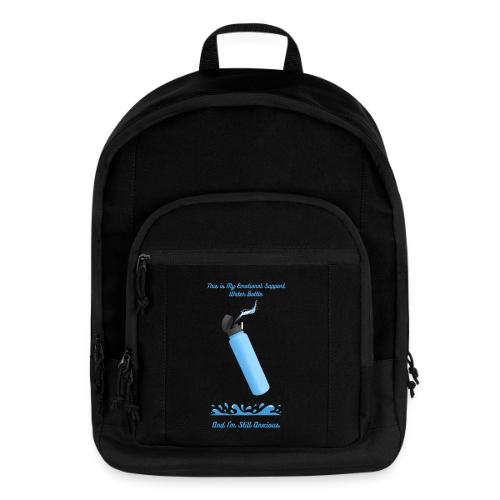 Emotional Support Water Bottle T-Shirt | Still Anx - Basic Backpack