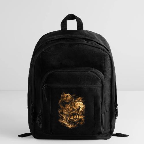 Pit Bull Howling Moon Fantasy Forest Tee - Basic Backpack