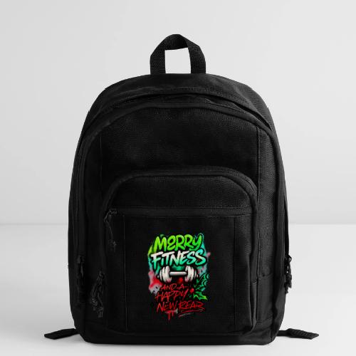 Merry Fitness Christmas Gym Humor - Basic Backpack