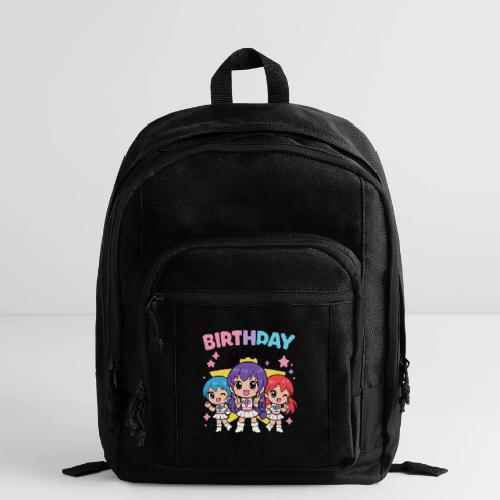 Cute Chibi Birthday Idol Girls - Basic Backpack