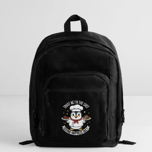 cute Penguin Chef-Funny Cartoon Daily Happiness - Basic Backpack