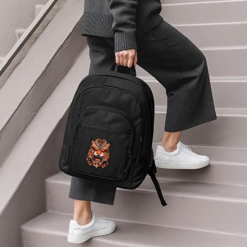 Tribal Demon Wolf Mask - Basic Backpack