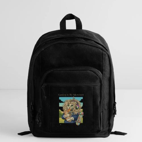 Gaming Cat Adventure: Pizza & Skates - Basic Backpack