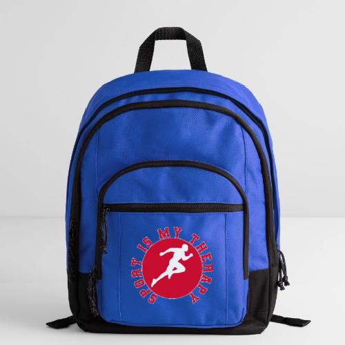 Sport Is My Therapy – Running Motivation Badge - Basic Backpack
