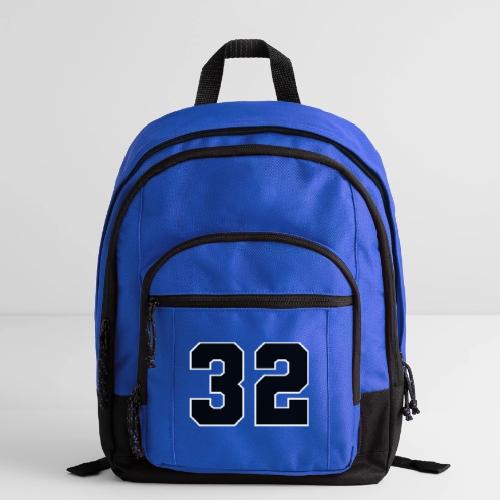 Varsity Number 32 Athletic Design - Basic Backpack