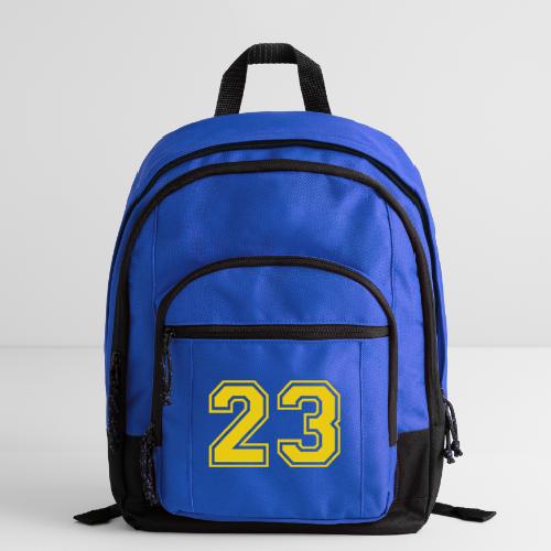 Number 23 in a classic athletic collegiate font - Basic Backpack
