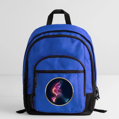 Basketball: Golden Court Glow - Basic Backpack