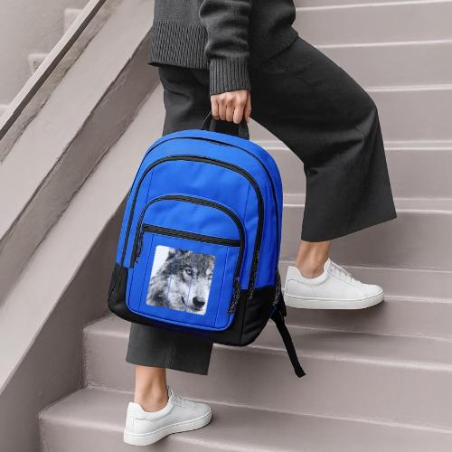 Wolf Face Triptych: Silent Alpha - Basic Backpack