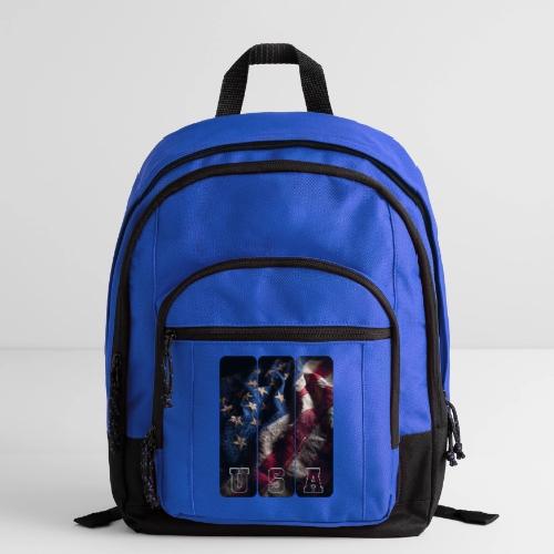 USA: Worn Stars and Stripes - Basic Backpack