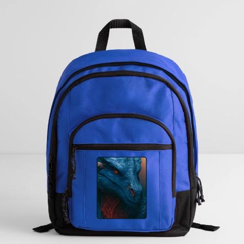 Turquoise Dragon Fire Eye Design - Basic Backpack