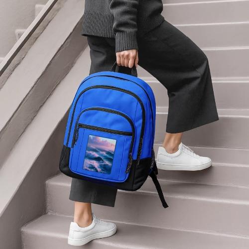 Dreamy Pastel Ocean Sunset Art - Basic Backpack
