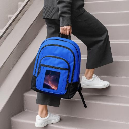 Cosmic Sunset Nebula Space Art - Basic Backpack