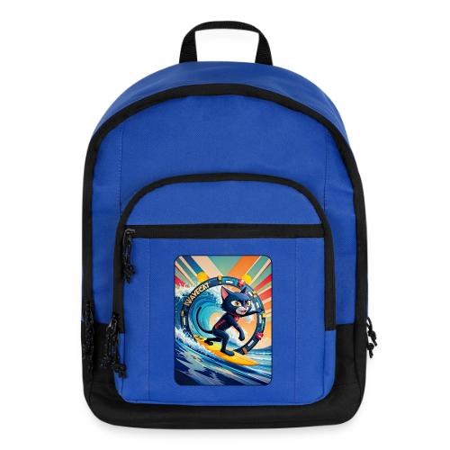 Wavecat Surfing A Rainbow Sunrise - Basic Backpack