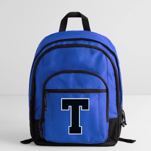 Varsity Letter T Athletic Font Design - Basic Backpack