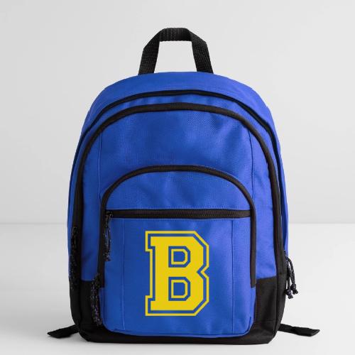 Letter B – Capital Athletic Alphabet Monogram - Basic Backpack