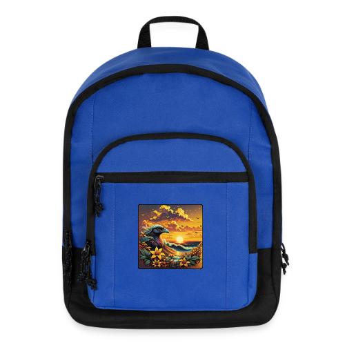 Sunset Wave Bird - Basic Backpack
