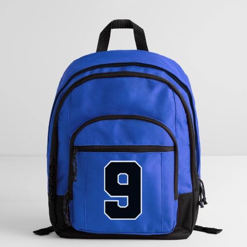 Varsity Number 9 Athletic Font - Basic Backpack
