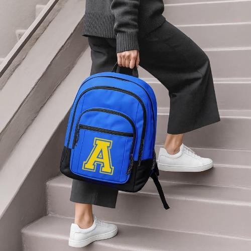 Letter A – Capital Athletic Alphabet Monogram - Basic Backpack