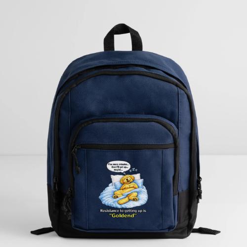 Funny Goldendoodle Sleeping design. - Basic Backpack