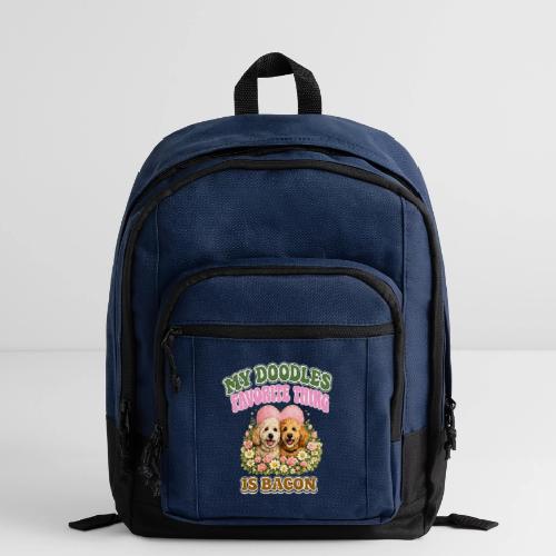 My Doodles Favorite Thing Is Bacon - Basic Backpack