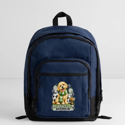 Soccer Season With My Doodle Goldendoodle Dog - Basic Backpack
