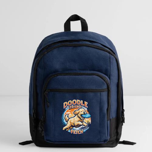 Doodle Frisbee Fetch | Goldendoodle Dog Lover - Basic Backpack