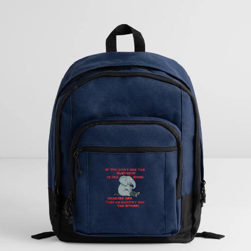 Elephant in the Room Meme - Basic Backpack