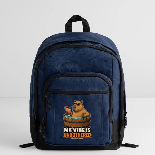 Unbothered Beaver in Wooden Tub - Basic Backpack